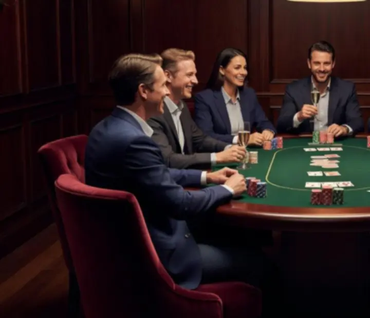 Wieczór firmowy łączący kolację i pokerowe stoły w Card Roomie